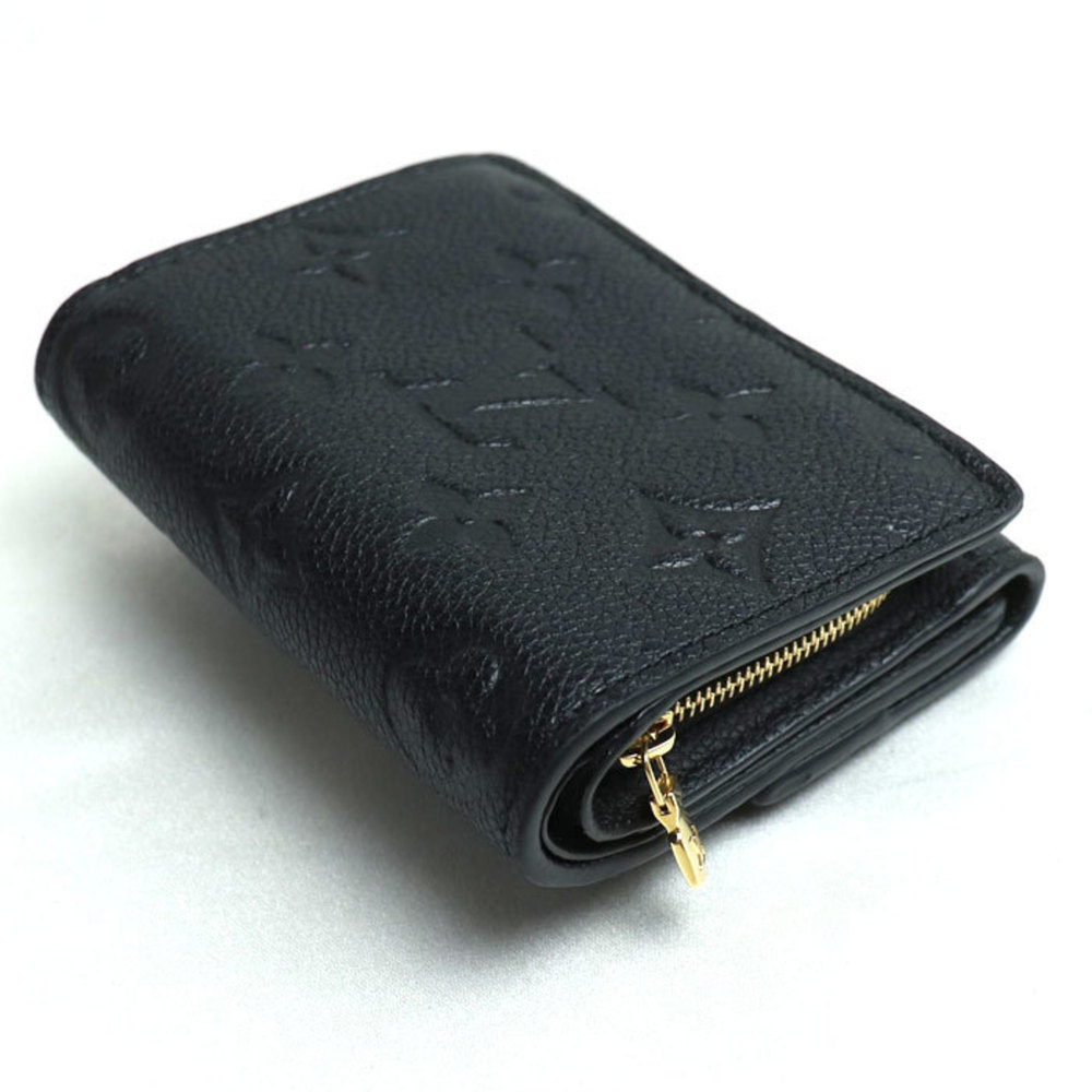 LOUIS VUITTON Portefeuille Metis Compact Tri-fold Wallet Monogram Empreinte Blac - Picture 2 of 9